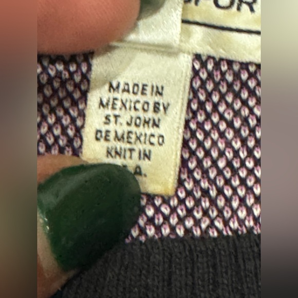 St John Sport geometric sleeveless tank top Size small - Picture 7 of 9